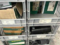 Voorraad kunststof bochten, sokken, moffen, kragen, t-stukken, eindkappen - afbeelding 29 van  61