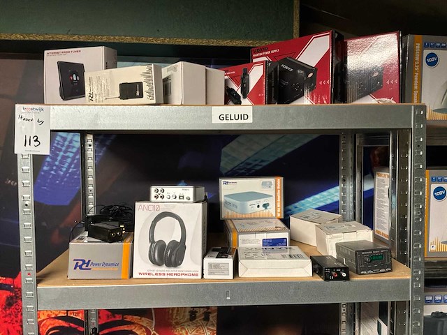 Voorraad magazijn geluid / licht - afbeelding 16 van  21