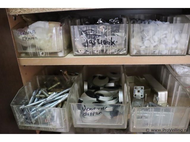Voorraadkast incl. inhoud bestaande uit bevestigingsmaterialen - afbeelding 3 van  10