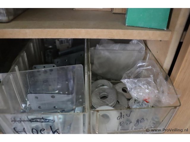 Voorraadkast incl. inhoud bestaande uit bevestigingsmaterialen - afbeelding 6 van  10