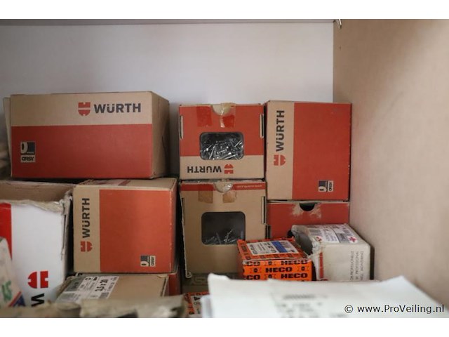 Voorraadkast incl. inhoud bestaande uit bevestigingsmaterialen - afbeelding 10 van  10