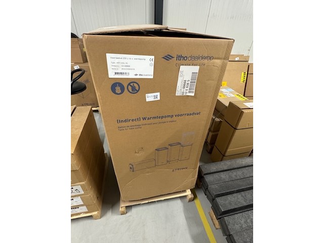 Voorraadvat voor warmtepomp, wpv 200l 3g - afbeelding 1 van  1