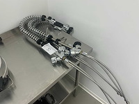 Voorspoeldouche met mengkraan rvs (3x) - afbeelding 1 van  2