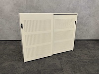 Voortman - akoestische stalen schuifdeurkast met sleutel - afbeelding 1 van  9