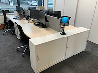 Voortman duo werkplek met 2 x interstuhl bureaustoel en 2 x ladeblok - afbeelding 3 van  10