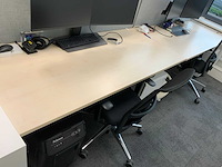 Voortman duo werkplek met 2 x interstuhl bureaustoel en 2 x ladeblok - afbeelding 6 van  10