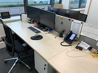 Voortman duo werkplek met 2 x interstuhl bureaustoel en 2 x ladeblok - afbeelding 13 van  13