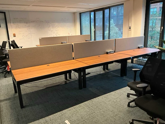 Voortman elektrisch duo zit-sta bureau (3x) - afbeelding 2 van  6