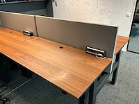 Voortman elektrisch duo zit-sta bureau (4x)