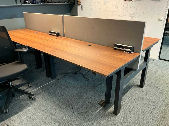 Voortman elektrisch duo zit-sta bureau (4x) - afbeelding 3 van  4