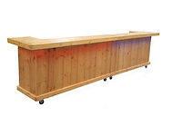 Voorzetbar blank hout led 5 meter - afbeelding 2 van  5