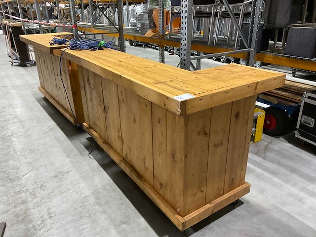 Voorzetbar blank hout led 5 meter - afbeelding 1 van  5