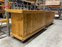 Voorzetbar blank hout led 5 meter - afbeelding 3 van  5