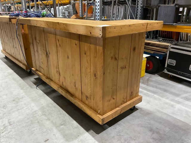 Voorzetbar blank hout led 5 meter - afbeelding 4 van  5