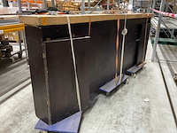 Voorzetbar donker hout 3 meter - afbeelding 2 van  3