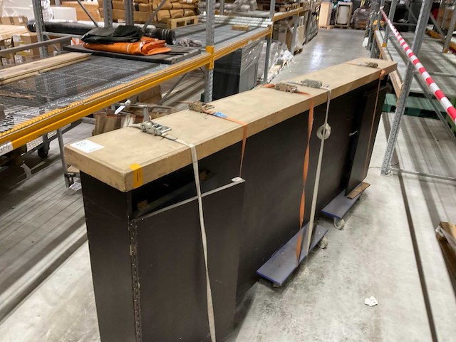 Voorzetbar donker hout 3 meter - afbeelding 3 van  3