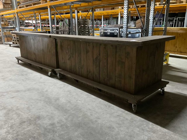 Voorzetbar donker hout led 5 meter - afbeelding 1 van  4