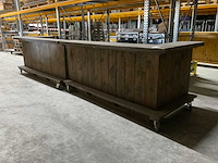 Voorzetbar donker hout led 5 meter - afbeelding 1 van  4