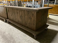 Voorzetbar donker hout led 5 meter - afbeelding 3 van  4