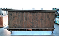 Voorzetbar donker hout led 5 meter - afbeelding 4 van  4