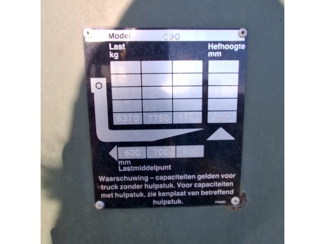 Vorkheftruck, jungheinrich, c-90, 2000 - afbeelding 21 van  34