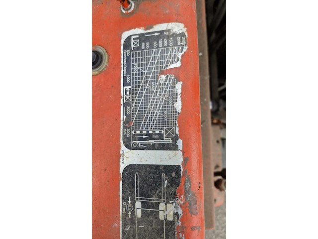 Vorkheftruck, linde, orange/zwart - afbeelding 2 van  5