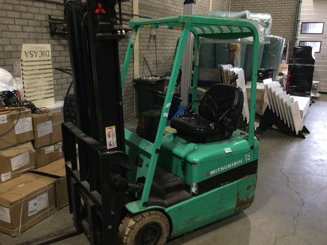 Vorkheftruck, mitsubishi, 15, groen - afbeelding 2 van  8