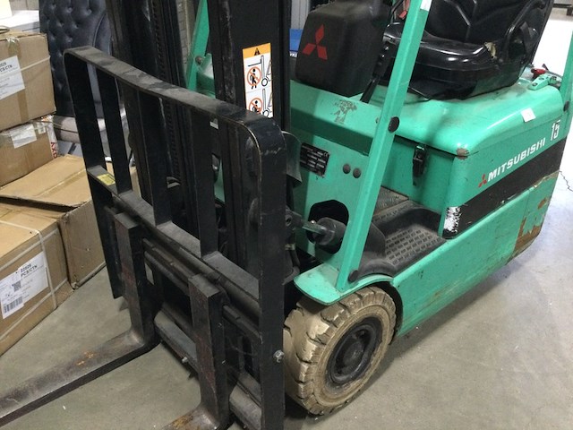 Vorkheftruck, mitsubishi, 15, groen - afbeelding 3 van  8