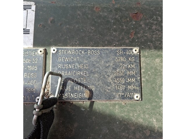 Vorkheftruck, steinbock-boss, sh40 5a2, 1996 - afbeelding 9 van  24