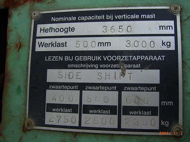 Vorkheftruck - afbeelding 6 van  7
