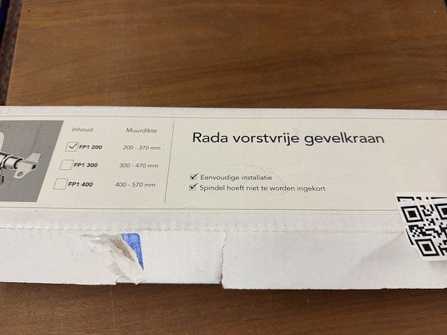 Vorstvrije gevelkraan, rada, fp1-200 - afbeelding 4 van  6