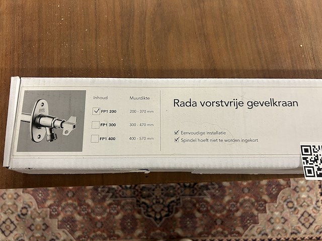 Vorstvrije gevelkraan, rada - afbeelding 3 van  5