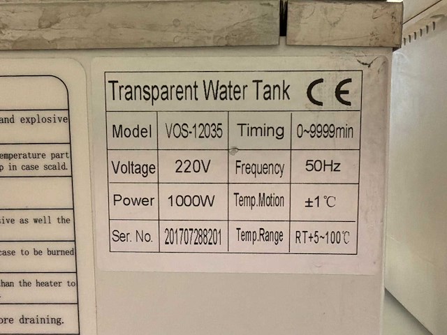 Vos-12035 waterbad - afbeelding 3 van  3