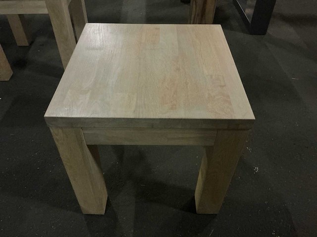 Vos massief naturel bijzettafel - afbeelding 4 van  4