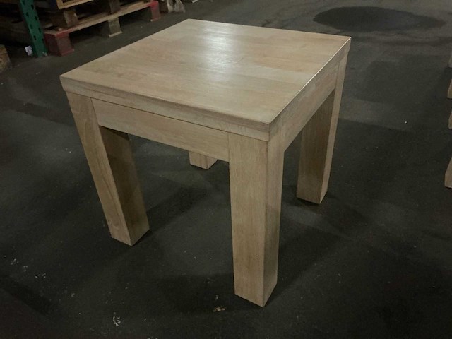 Vos massief naturel bijzettafel - afbeelding 2 van  4