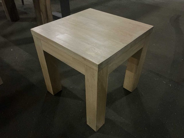 Vos massief naturel bijzettafel - afbeelding 3 van  4
