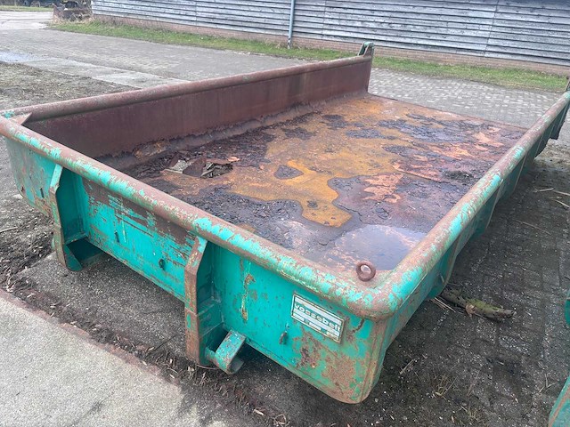 Vossebelt 6m³ container kabelsysteem - opslagcontainer - afbeelding 1 van  3
