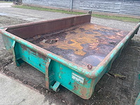 Vossebelt 6m³ container kabelsysteem - opslagcontainer - afbeelding 1 van  3