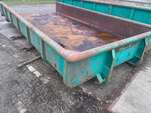 Vossebelt 6m³ container kabelsysteem - opslagcontainer - afbeelding 2 van  3