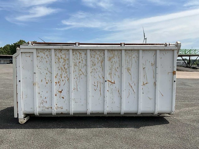 Vossebelt haakarm container 23m3 met hydraulische milieukleppen - afbeelding 8 van  11