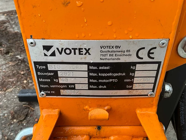 Votex b10 hydro hydraulische bladblazer - afbeelding 5 van  5