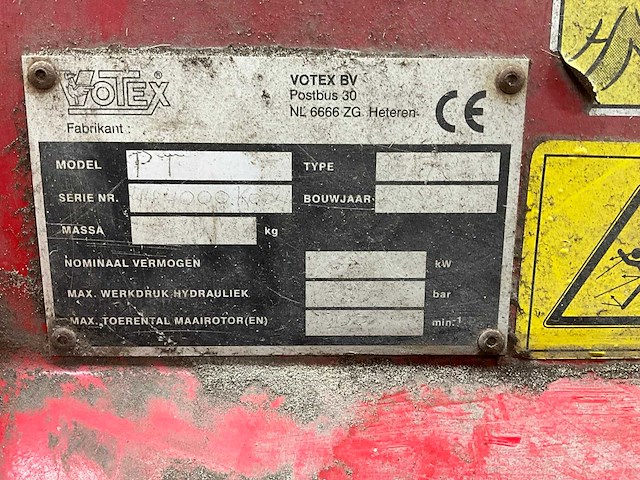 Votex pt maaimachine - afbeelding 9 van  9