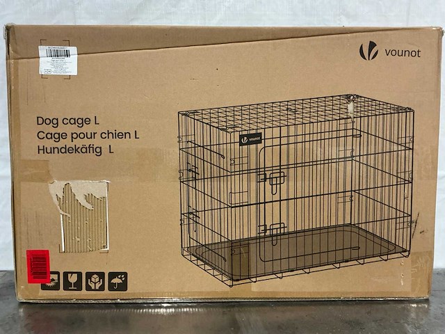 Vounot honden bench 94x60cm - maat l (2x) - afbeelding 2 van  4