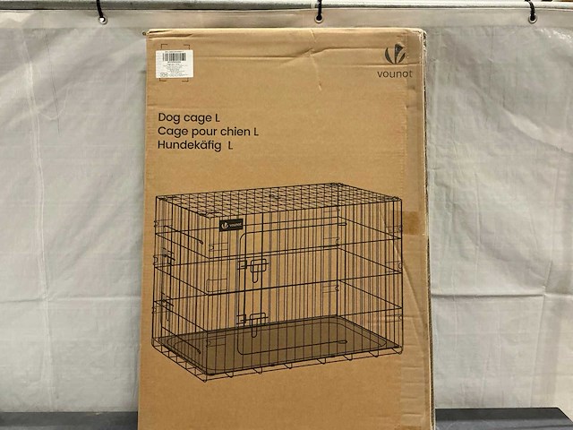 Vounot honden bench l (2x) - afbeelding 1 van  3