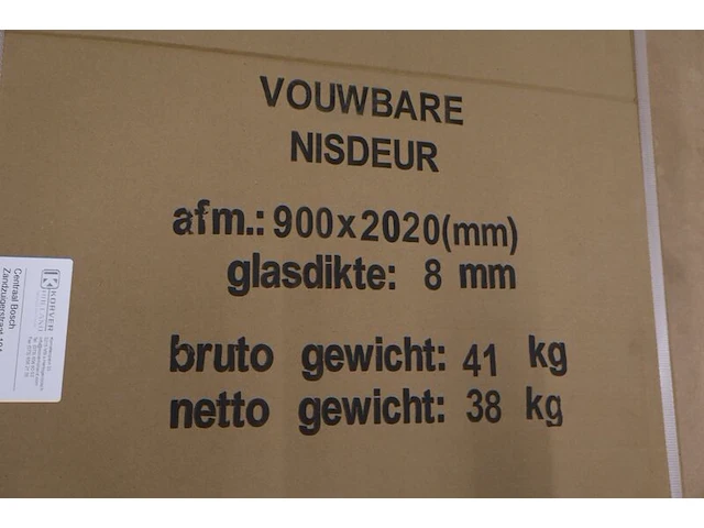 Vouwbare nisdeur wiesbaden, chroom - afbeelding 5 van  5