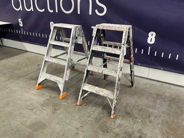 Vouwladder (2x) - afbeelding 2 van  7