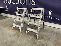 Vouwladder (2x) - afbeelding 2 van  7