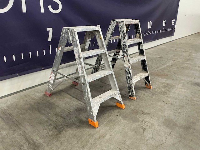 Vouwladder (2x) - afbeelding 4 van  7