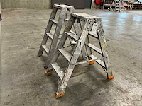 Vouwladder (2x) - afbeelding 4 van  5