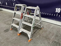 Vouwladder (2x) - afbeelding 1 van  7